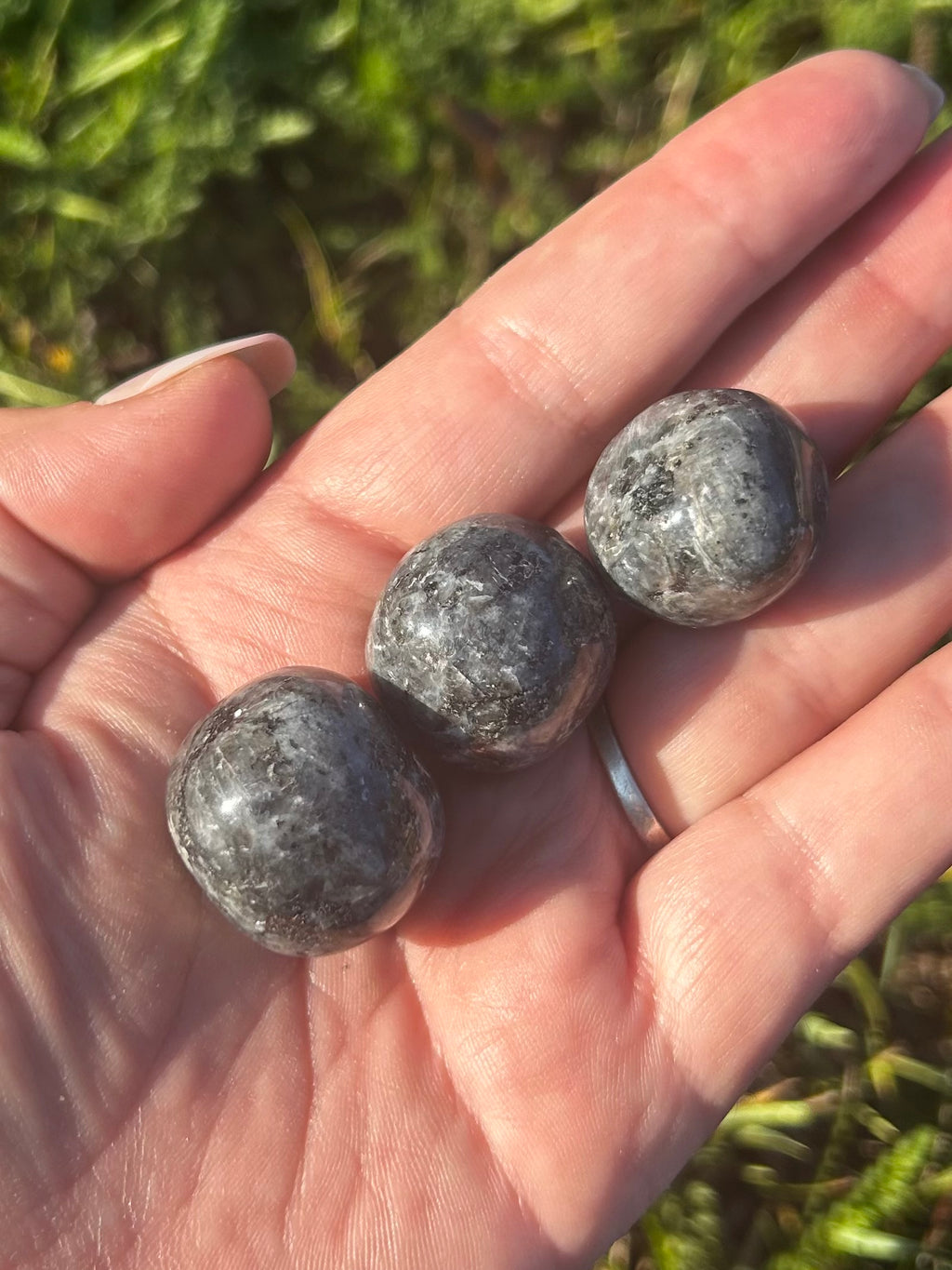 Larvikite Tumbled Stones