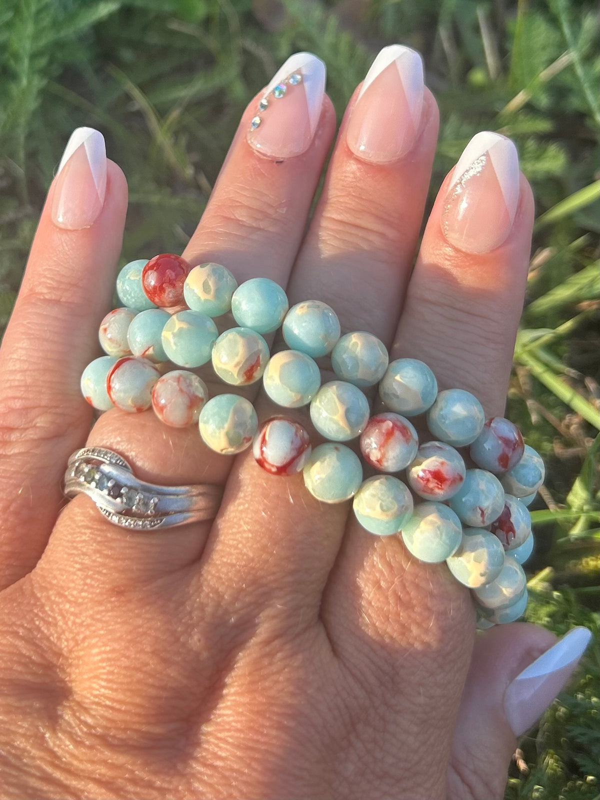 Snake Skin Jasper Bracelet | 8mm Natural Gemstone