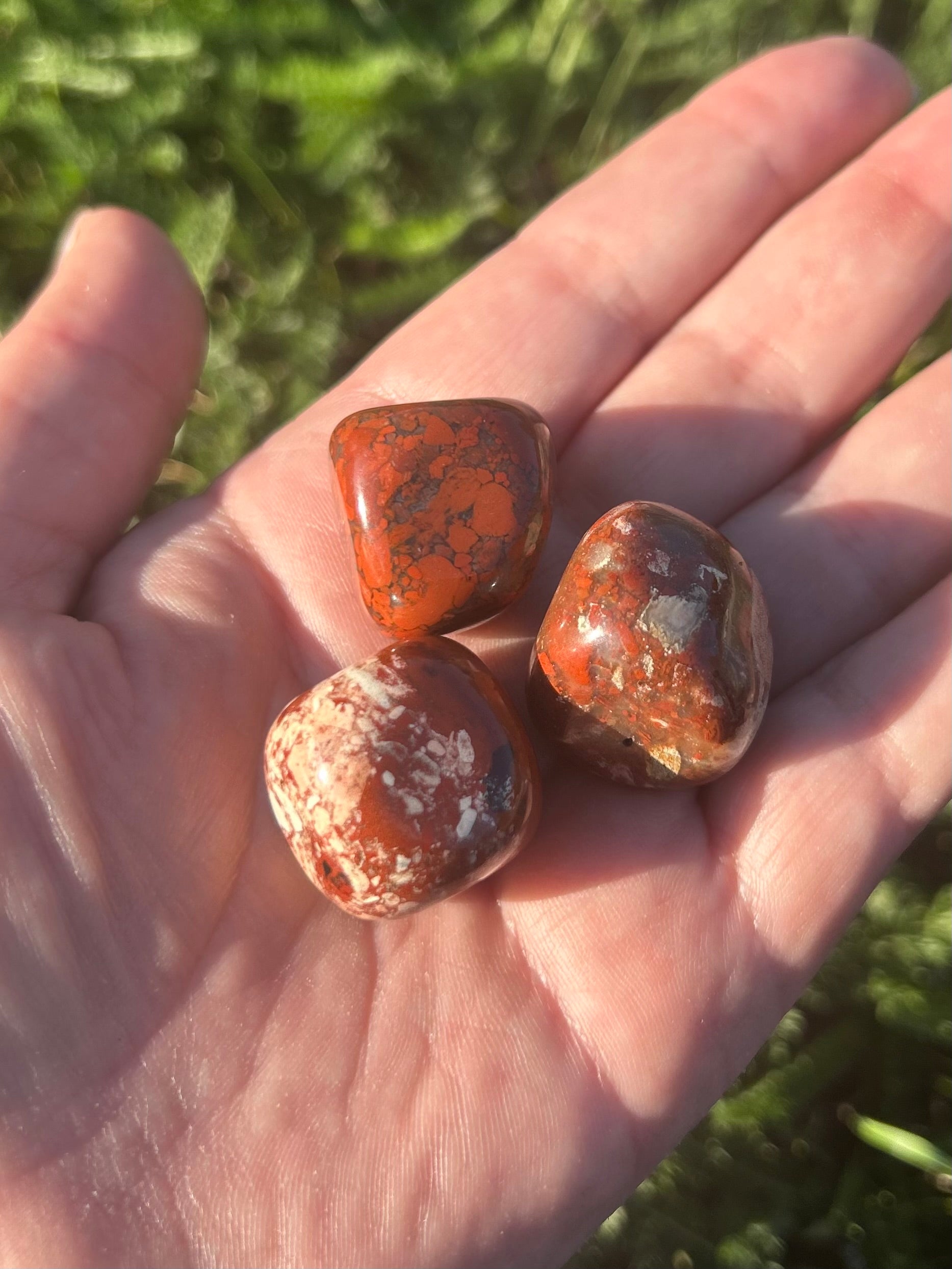 Brecciated Jasper Tumbled Stones