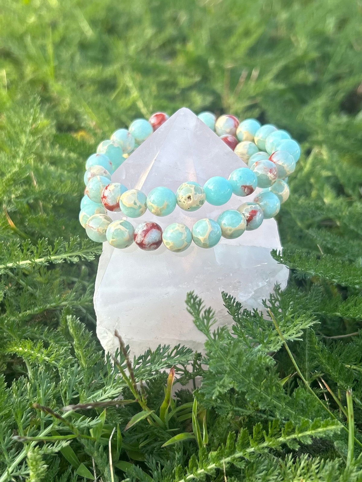 Snake Skin Jasper Bracelet | 8mm Natural Gemstone