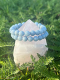 Angelite Bracelet | 8mm Natural Gemstone