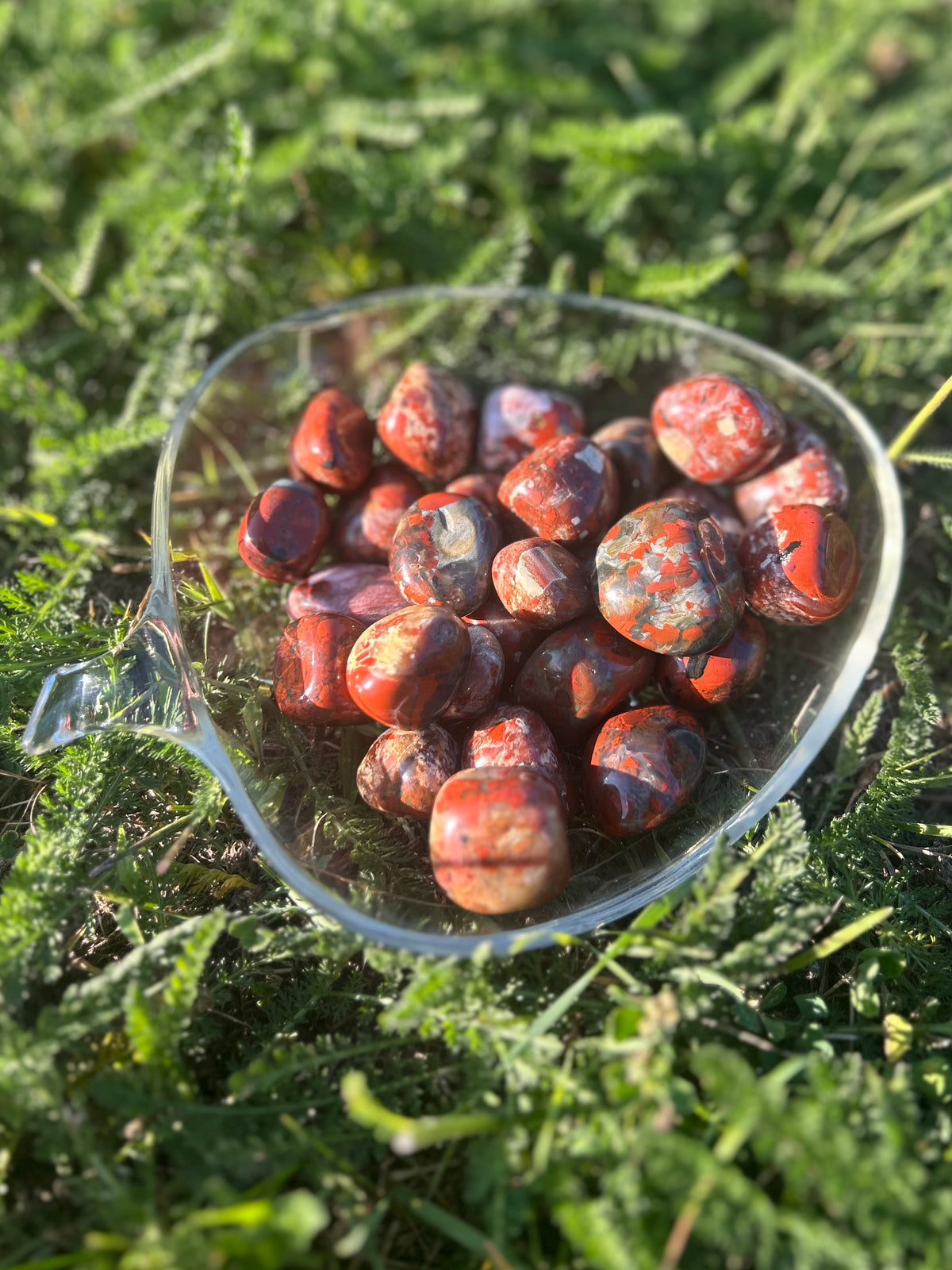 Brecciated Jasper Tumbled Stones