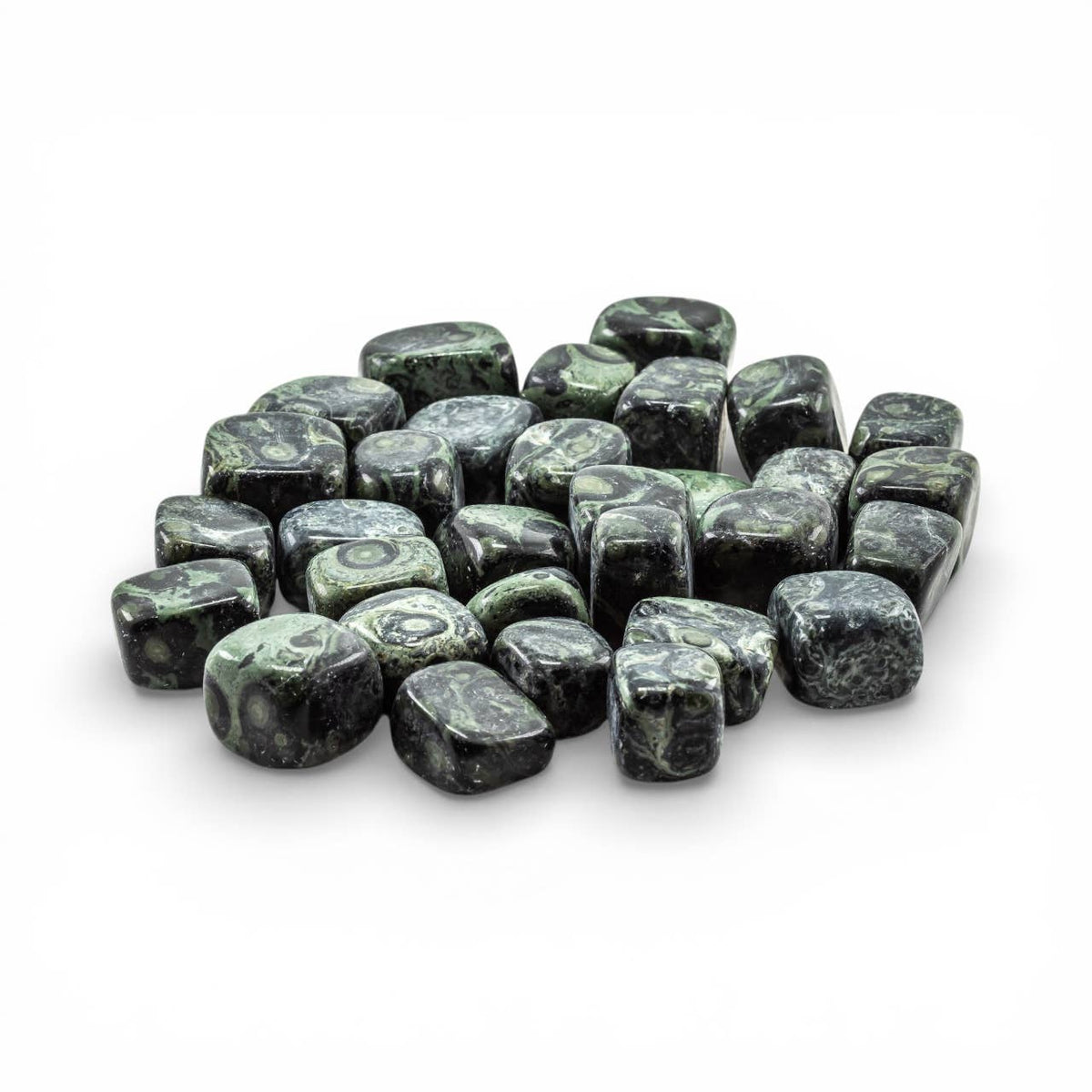 Kambaba Jasper Green Stone of Peace